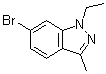 structure of CAS# 1214900-39-6, 6-Bromo-1-ethyl-3-methyl-1H-indazole