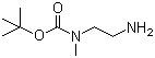 CAS # 121492-06-6, N-Boc-N-methylethylenediamine, tert-Butyl N-(2-aminoethyl)-N-methylcarbamate, N-(2-Aminoethyl)-N-methyl carbamic acid tert-butyl ester