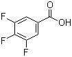 structure of CAS# 121602-93-5, 3,4,5-三氟苯甲酸