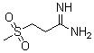 CAS 登录号：1216141-63-7, 3-(甲磺酰基)丙脒