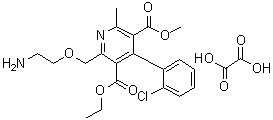CAS 登录号：1216406-90-4, 2-[(2-氨基乙氧基)甲基]-4-(2-氯苯基)-6-甲基-3,5-吡啶二甲酸 3-乙基 5-甲基酯草酸盐(1:1)