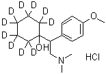 CAS # 1216539-56-8, DL-Venlafaxine-d<sub>10</sub> Hydrochloride