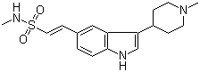 CAS 登录号：121679-24-1, (E)-N-甲基-2-[3-(1-甲基-4-哌啶基)-1H-吲哚-5-基]乙烯磺酰胺