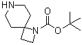 structure of CAS# 1216936-29-6, tert-Butyl 1,7-diazaspiro[3.5]nonane-1-carboxylate