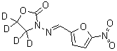 structure of CAS# 1217222-76-8, Furazolidone-d<sub>4</sub>