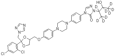 CAS # 1217516-26-1, Itraconazole-d<sub>8</sub>