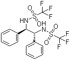 structure of CAS# 121788-73-6, (R,R)-N,N'-Bis(trifluoromethanesulfonyl)-1,2-diphenylethylenediamine