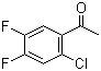 structure of CAS# 121872-94-4, 2'-Chloro-4',5'-difluoroacetophenone