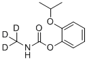 structure of CAS# 1219798-56-7, Propoxur D3 (N-methyl D3)
