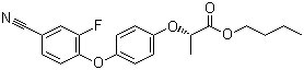 structure of CAS# 122008-85-9, Cyhalofop-butyl