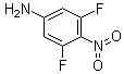 structure of CAS# 122129-79-7, 3,5-Difluoro-4-nitrobenzenamine