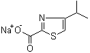 CAS # 1221724-81-7, 4-(1-Methylethyl)-2-thiazolecarboxylic acid sodium salt