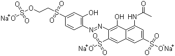 structure of CAS# 12226-38-9, Reactive Violet 5