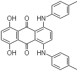 CAS # 12226-82-3, Solvent Green 20, 1,4-Bis(p-tolylamino)-5,8-dihydroxyanthracene-9,10-dione
