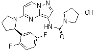 structure of CAS# 1223403-58-4, Larotrectinib