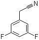 structure of CAS# 122376-76-5, 3,5-Difluorophenylacetonitrile