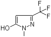 structure of CAS# 122431-37-2, 5-羟基-1-甲基-3-三氟甲基-1H-吡唑