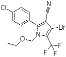structure of CAS# 122453-73-0, Chlorfenapyr