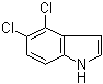 structure of CAS# 122509-73-3, 4,5-Dichloroindole