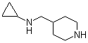 structure of CAS# 1225472-72-9, N-环丙基-4-哌啶甲胺