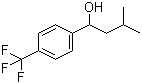 structure of CAS# 1225790-22-6, alpha-(2-Methylpropyl)-4-(trifluoromethyl)benzenemethanol