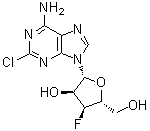 CAS 登录号：122654-30-2, 2-氯-3'-脱氧-3'-氟腺苷
