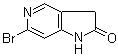 structure of CAS# 1227267-32-4, 6-Bromo-1,3-dihydro-2H-pyrrolo[3,2-c]pyridin-2-one
