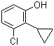 structure of CAS# 1227417-87-9, 3-氯-2-环丙基苯酚