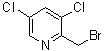 structure of CAS# 1227502-19-3, 2-(Bromomethyl)-3,5-dichloropyridine