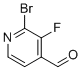 structure of CAS# 1227572-94-2, 2-Bromo-3-fluoroisonicotinaldehyde