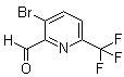 CAS 登录号：1227573-28-5, 3-溴-6-(三氟甲基)-2-吡啶甲醛
