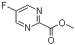 structure of CAS# 1227575-47-4, 5-Fluoropyrimidine-2-carboxylic acid methyl ester