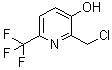 CAS 登录号：1227606-43-0, 2-(氯甲基)-6-(三氟甲基)-3-吡啶醇