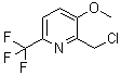 CAS 登录号：1227606-47-4, 2-(氯甲基)-3-甲氧基-6-(三氟甲基)吡啶