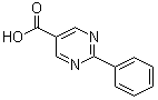 structure of CAS# 122773-97-1, 2-苯基-5-嘧啶羧酸