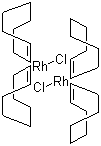 structure of CAS# 12279-09-3, 双环辛烯氯化铑二聚体