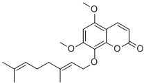 8-香叶基氧基-5,7-二甲氧基香豆素分子结构 (CAS 1228175-65-2)