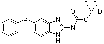 CAS 登录号：1228182-47-5, 三氘代芬苯达唑