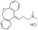 Doxepin hydrochloride  molecular structure (CAS 1229-29-4)