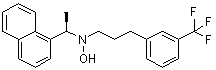 structure of CAS# 1229224-94-5, (alphaR)-N-Hydroxy-alpha-methyl-N-[3-[3-(trifluoromethyl)phenyl]propyl]-1-naphthalenemethanamine