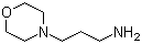 structure of CAS# 123-00-2, N-(3-Aminopropyl)morpholine