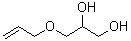 3-(烯丙氧基)-1,2-丙二醇分子结构 (CAS 123-34-2)