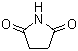 丁二酰亚胺分子结构 (CAS 123-56-8)