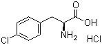 4-Chloro-L-phenylalanine hydrochloride molecular structure (CAS 123053-23-6)