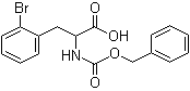 2-Bromo-N-[(phenylmethoxy)carbonyl]-DL-phenylalanine molecular structure (CAS 123098-44-2)