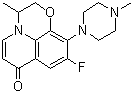 CAS # 123155-82-8, Decarboxyl ofloxacin, 9-Fluoro-2,3-dihydro-3-methyl-10-(4-methyl-1-piperazinyl)-7H-pyrido[1,2,3-de]-1,4-benzoxazin-7-one