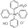 structure of CAS# 123334-18-9, Tetraphenylarsonium chloride hydrochloride hydrate