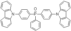 structure of CAS# 1233407-28-7, Bis[4-(9'-carbazolyl)phenyl]phenylphosphine oxide
