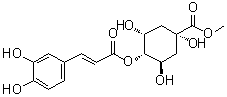 4-O-(E)-Caffeoylquinic acid methyl ester molecular structure (CAS 123372-74-7)