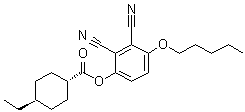 CAS # 1234032-17-7, trans-4-Ethylcyclohexanecarboxylic acid 2,3-dicyano-4-(pentyloxy)phenyl ester